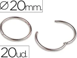 APLI PACK DE 20 ANILLAS METALICAS ARTICULADAS Ø20 MM