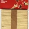 APLI PACK DE 50 PALOS POLO DE MADERA NATURAL 114 X 10 MM - COLOR MADERA