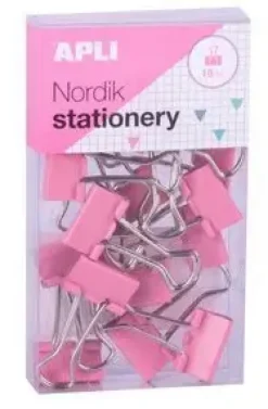 APLI PINZAS ABATIBLES 19MM COLORES PASTEL NORDIK AP18148