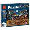 APLI PUZZLE OBSERVACION BOSQUE DE 104 PIEZAS DE 5X5CM - INCLUYE POSTER Y 3 FICHAS - FACIL MANEJO - DESARROLLA HABILIDADES Y AUTOESTIMA - RECOMENDADO PARA NIÑOS A PARTIR DE 5 AÑOS