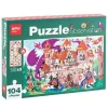 APLI PUZZLE OBSERVACION CASTILLO DE 104 PIEZAS DE 5X5CM - INCLUYE POSTER Y 3 FICHAS - FACIL MANEJO - DESARROLLA HABILIDADES Y AUTOESTIMA - RECOMENDADO PARA NIÑOS A PARTIR DE 5 AÑOS