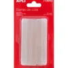 APLI RECAMBIO DE BARRAS DE ADHESIVO TERMOFUSIBLE - Ø11MMX10CM - PRECISION Y LIMPIEZA EN TRABAJOS DE BRICOLAJE Y MANUALIDADES NO GOTEA COMPATIBLE CON PISTOLAS Ø11MM