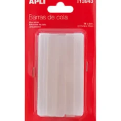 APLI RECAMBIO DE BARRAS DE ADHESIVO TERMOFUSIBLE - Ø11MMX10CM - PRECISION Y LIMPIEZA EN TRABAJOS DE BRICOLAJE Y MANUALIDADES NO GOTEA COMPATIBLE CON PISTOLAS Ø11MM