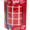 APLI ROLLO GOMETS CUADRADO 20 MM COLOR ROJO AP04877