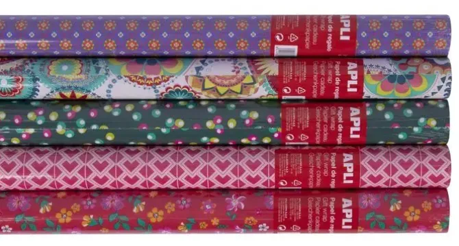 APLI ROLLO PAPEL REGALO 5MT X0.70 CM TENDANCE AP13642