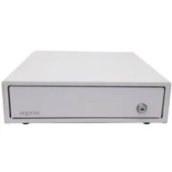 APPROX CAJON PORTAMONEDAS ELECTRICO - 8 COMPARTIMENTOS - APERTURA MANUAL Y AUTOMATICA - CONEXION RJ11