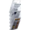 ARCHIVO 2000 EXPOSITOR DE 7 COMPARTIMENTOS A4 VERTICAL TRANSPARENTE.155X239X665 MM.REF.6126 CS37949
