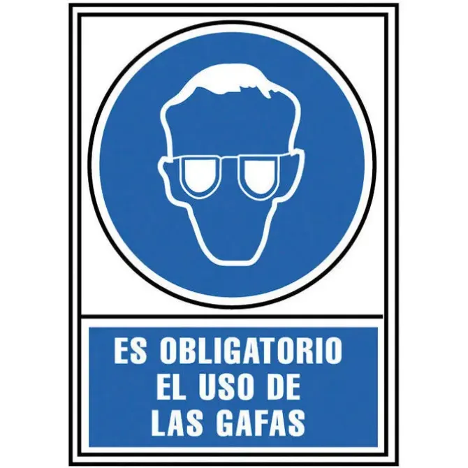 ARCHIVO 2000 PICTOGRAMA ARCH.2000 OBLIGA.USO GAFAS 6173-02 AZ MAK069244