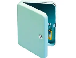 ARMARIO PARA LLAVES Q-CONNECT 20 LLAVES CHAPA DE ACERO CERADURA DE SEGURIDAD TORNILLOS SOPORTE MURAL