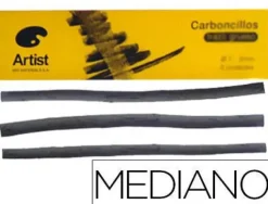 ARTIST ART MATERIALS CAJA 6 CARBONCILLOS MEDIANOS 5-6 MM. REF. W002 CS57217