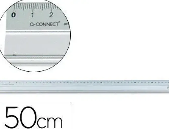 ARTIST REGLA METALICA ALUMINIO 50CM ANTIDESLIZANTE CS17910 KF00288