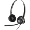 AURICULAR PLANTRONICS ENCORE PRO HW320 QD BIAURAL TIPO DIADEMA CON CABLE Y MICROFONO ANTIRUIDO CONEXION USB