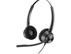 AURICULAR PLANTRONICS ENCORE PRO HW320 QD BIAURAL TIPO DIADEMA CON CABLE Y MICROFONO ANTIRUIDO CONEXION USB