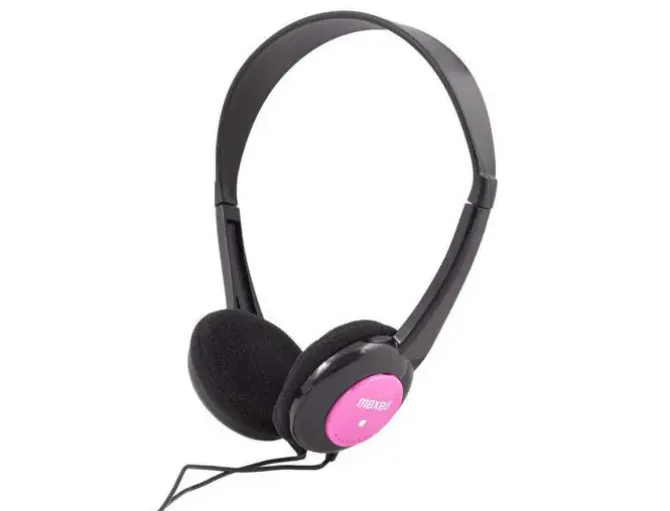 AURICULARES MAXELL INFANTIL DIADEMA JACK 3,5 MM LONGITUD CABEL 1,2 MT COLOR ROSA