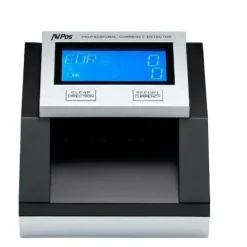 AVPOS AVP-DT35G CONTADOR DE BILLETES - CUENTA CANTIDAD DE BILLETES Y VALOR TOTAL - LIBRAS Y EUROS - ALTA VELOCIDAD DE CONTEO - COLOR NEGRO