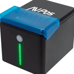 AVPOS AVP-K40V IMPRESORA TERMICA TICKETS DE COCINA K40V - AVISADOR LUZ Y ACUSTICO - CUBIERTA RESISTENTE AGUA, ACEITE Y POLVO - USB, LAN Y WIFI - COLOR NEGRO