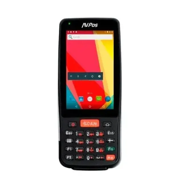 AVPOS CAPTURADOR PDA DC41 4 QUADCORE - 2GB - 16GB - WIFI BT NFC 4G - 4000MAH - ESCANER DE CODIGOS DE BARRAS 2D