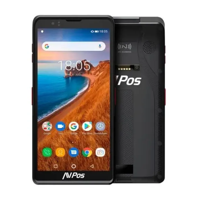 AVPOS CAPTURADOR PDA DC60 6 OCTACORE - 4GB - 64GB - WIFI BT NFC 4G - 5000MAH - ESCANER DE CODIGOS DE BARRAS 2D - FUNDA RUGERIZADA