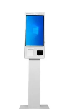 AVPOS KIOSKO AUTOSERVICIO SUELO FK24 - 24 PULGADAS TACTIL - I3 - 8GB MEMORIA - SSD 256GB - ESCANER 2D - IMPRESORA TERMICA - COLOR BLANCO