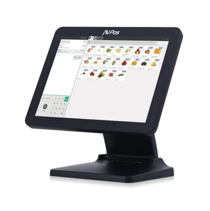 AVPOS TPV K5000 FLEX ALUMINIO 15 TACTIL - I5 - 8GB MEMORIA - SSD 128GB - VGA, HDMI, SERIE - WIFI, LAN - COLOR NEGRO