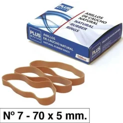 BANDAS ELASTICAS N° 7 5MM 100GR 040820