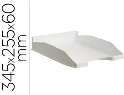 BANDEJA SOBREMESA ARCHIVO 2000 ECOGREEN PLASTICO 100% RECICLADO APILABLE FORMATOS DIN A4 Y FOLIO COLOR BLANCO