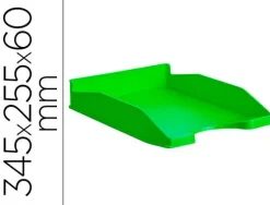 BANDEJA SOBREMESA ARCHIVO 2000 ECOGREEN PLASTICO 100% RECICLADO APILABLE FORMATOS DIN A4 Y FOLIO COLOR VERDE