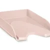 BANDEJA SOBREMESA CEP MINERAL PLASTICO COLOR ROSA NUDE 350X260X65 MM
