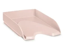 BANDEJA SOBREMESA CEP MINERAL PLASTICO COLOR ROSA NUDE 350X260X65 MM