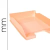 BANDEJA SOBREMESA EXACOMPTA AQUAREL COMBO MIDI CORAL PASTEL 347X255X65 MM