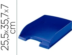 BANDEJA SOBREMESA PLASTICO LEITZ RECYCLE AZUL 255X357X70 MM