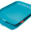 BANDEJA SOBREMESA PLASTICO LEITZ COSY SET DE 2 UNIDADES AZUL 274X81X407 MM