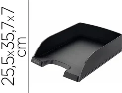 BANDEJA SOBREMESA PLASTICO LEITZ RECYCLE NEGRO 255X357X70 MM