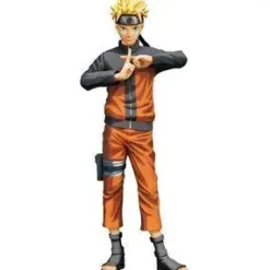 BANPRESTO GRANDISTA NARUTO SHIPPUDEN NARUTO UZUMAKI - FIGURA DE COLECCION - ALTURA 27CM APROX. - FABRICADA EN PVC Y ABS