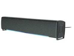 BARRA DE SONIDO Q-CONNECT PARA PC CON ILUMINACIÓN LED COLOR NEGRO