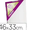 BASTIDOR LIDERCOLOR 8P LIENZO GRAPADO LATERAL ALGODON 100% MARCO PAWLONIA 1,8X3,8 CM BORDES MADERA 46X33 CM