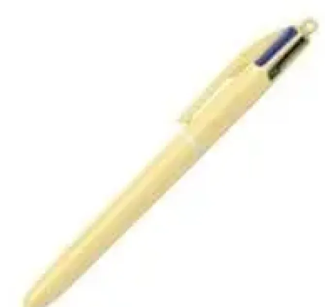 BIC BOLIGRAFO BIC 4 COLORES PASTEL COLOR AMARILLO