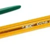 BIC CRISTAL ORIGINAL FINE BOLIGRAFO DE BOLA - PUNTA REDONDA DE 0.8MM - TRAZO DE 0.30MM - TINTA CON BASE DE ACEITE - TRANSLUCIDO - COLOR VERDE
