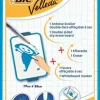 BIC VELLEDA PIZARRA ESCOLAR DOS SUPERFICIES BLANCA Y MILIMETRADA + 1 MARCADOR VELLEDA AZUL + 1 BORRADOR - DIMENSIONES: 26X19 CM