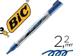 BIC VELLEDA TANK MARCADOR PARA PIZARRA - TRAZO 2.3MM - PUNTA OJIVAL - TINTA CON BASE DE ALCOHOL - BORRADO OPTIMO - COLOR AZUL