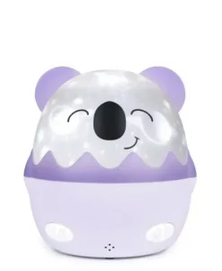 BIGBEN KIDS LUZ NOCTURNA MUSICAL - PROYECTOR 360° - 13 PROYECCIONES - 8 MELODIAS - CONTROL REMOTO - INALAMBRICA Y RECARGABLE - COLOR MORADO