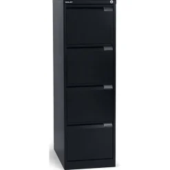 BISLEY CAJONERA CARPETAS BS 47X62X132 4C.NE BS4E NEGRO MAK289669