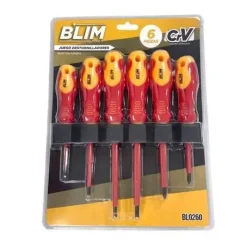 BLIM JUEGO 6 PIEZAS DESTORNILLADORES - 1.000V - CON SOPORTE