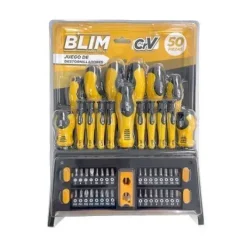 BLIM JUEGO 50 PIEZAS DESTORNILLADORES Y PUNTAS