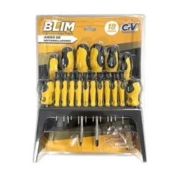 BLIM JUEGO 18 PIEZAS DESTORNILLADORES