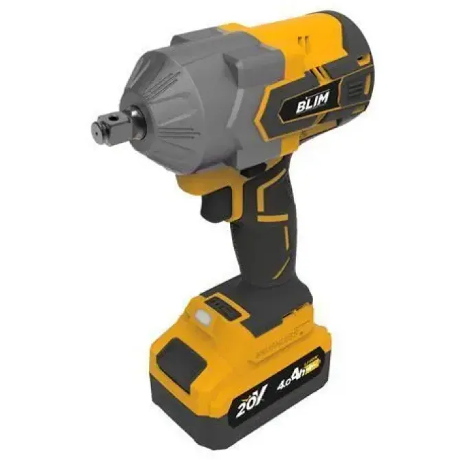BLIM LLAVE IMPACTO S/CARBONES 850NM - 20V - BATERIA 4AH - COLOR AMARILLO