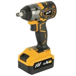 BLIM LLAVE IMPACTO 20V 4AH - DADO DE FIJACION 1/2 - PAR MAXIMO 420NM - VELOCIDAD: 0-1600, 0-1900, 0-2300RPM - AGARRE ERGONOMICO - INCLUYE BATERIA Y MALETIN DE TRANSPORTE