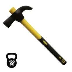 BLIM MARTILLO DE ENCOFRADO - MANGO ERGONOMICO DE FIBRA DE VIDRIO - PESO 400 GRAMOS