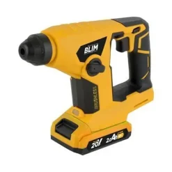 BLIM MARTILLO PERFORADOR 20V 1.5 JULIOS (SIN BATERIA Y CARGADOR) - LUZ LED - COLOR AMARILLO