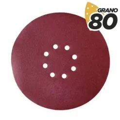 BLIM PACK DE 5 LIJAS CON VELCRO PARA LIJADORA BL0223 - GRANO 80 - FORMATO CIRCULAR